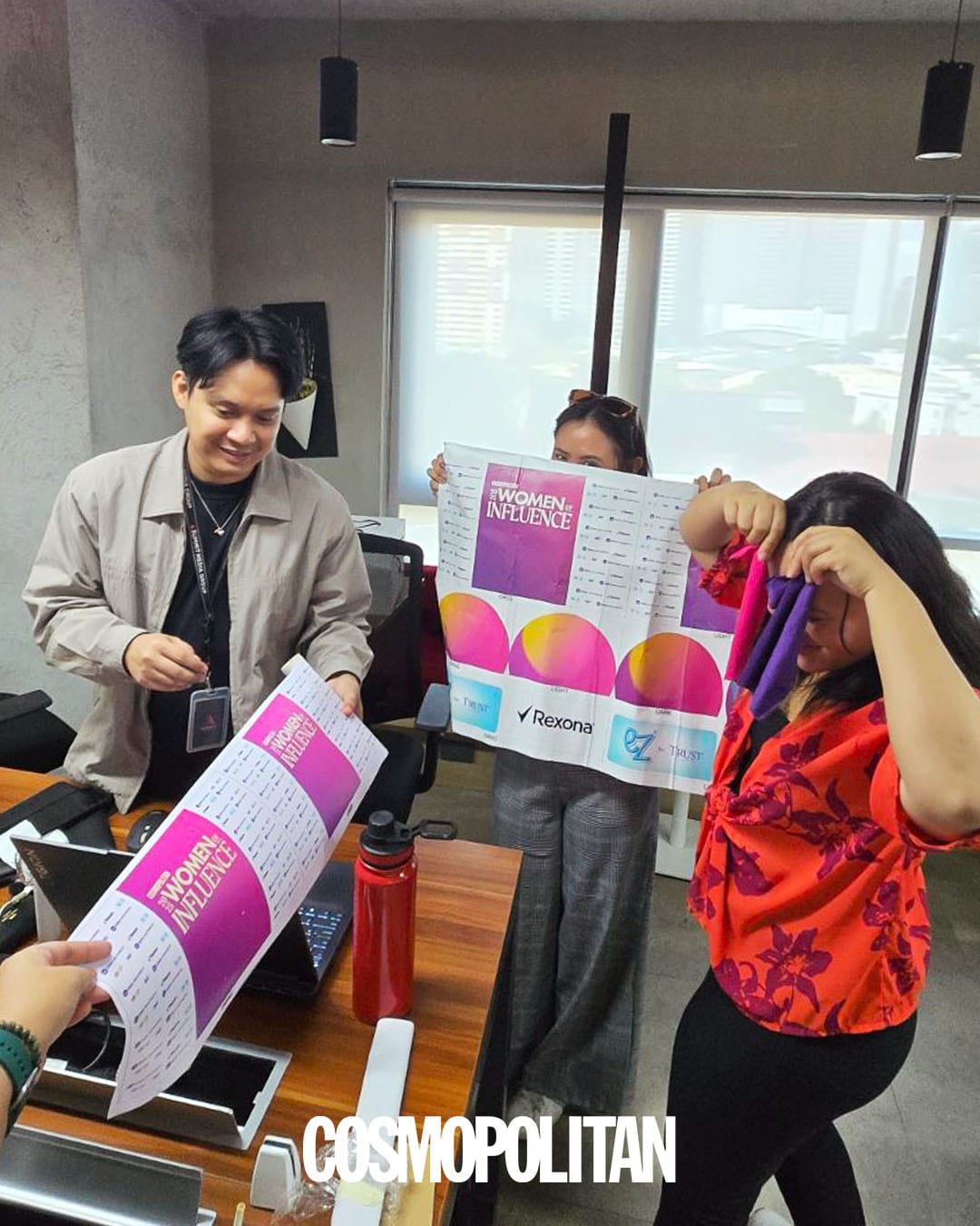 The Summit Events team making sure every color is as it should be.